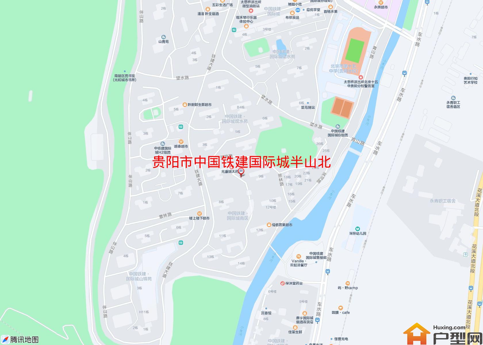 中国铁建国际城半山北区小区 - 户型网