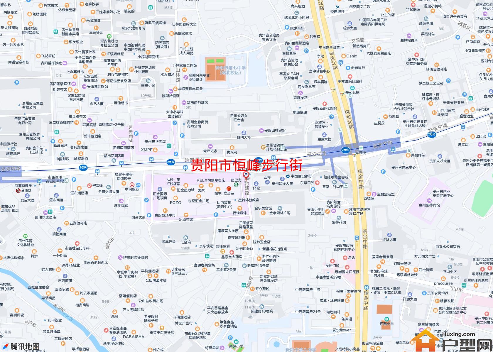 恒峰步行街小区 - 户型网