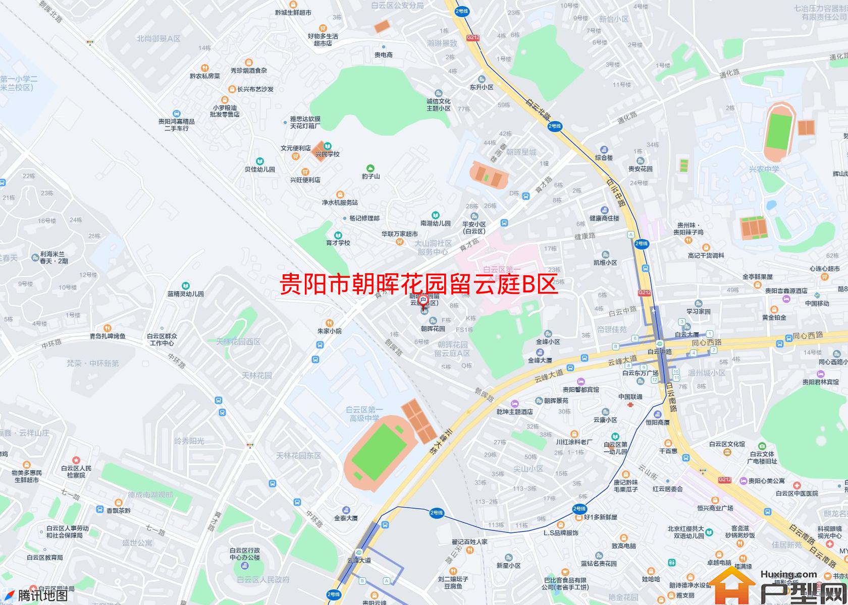朝晖花园留云庭B区小区 - 户型网
