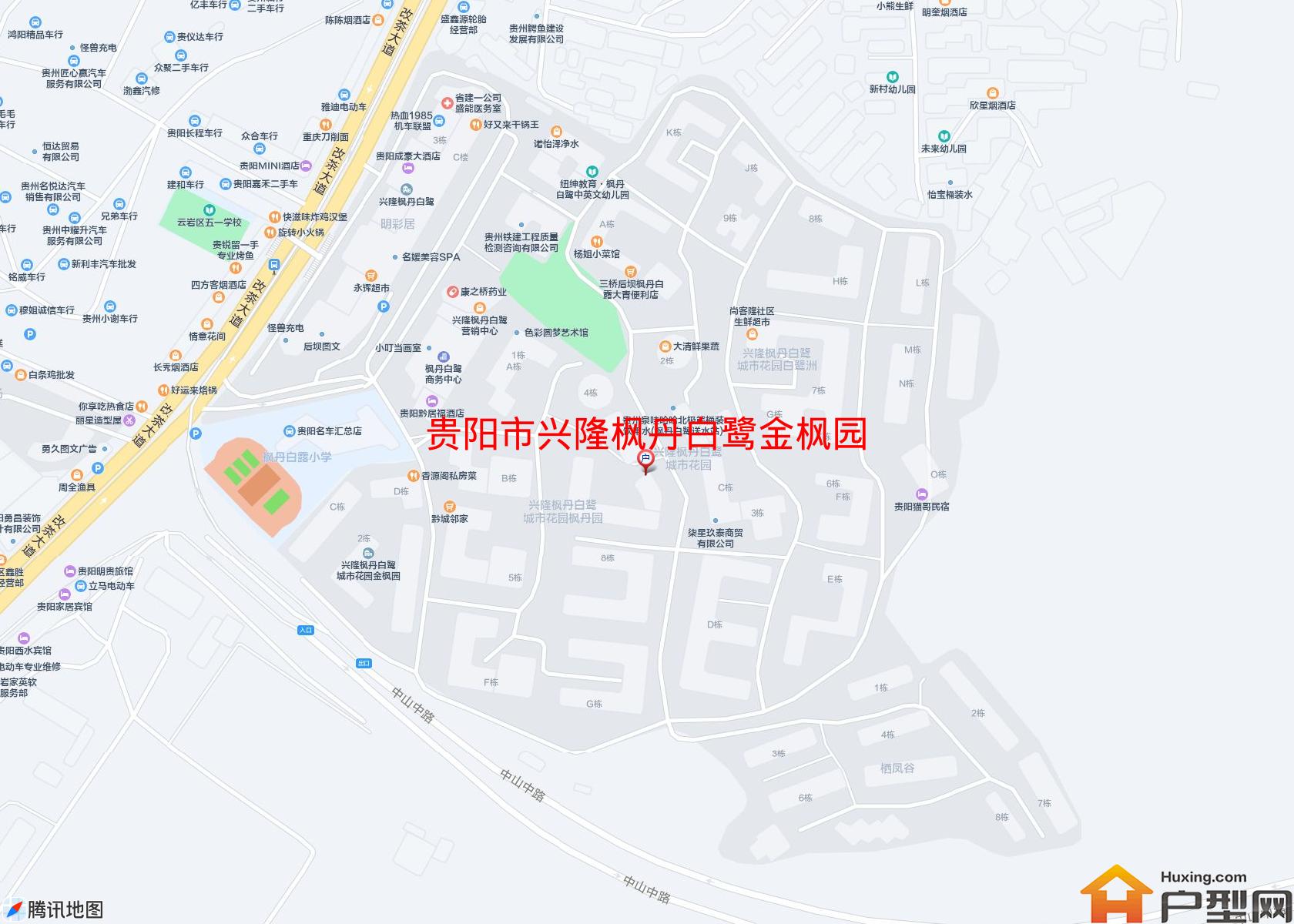 兴隆枫丹白鹭金枫园小区 - 户型网