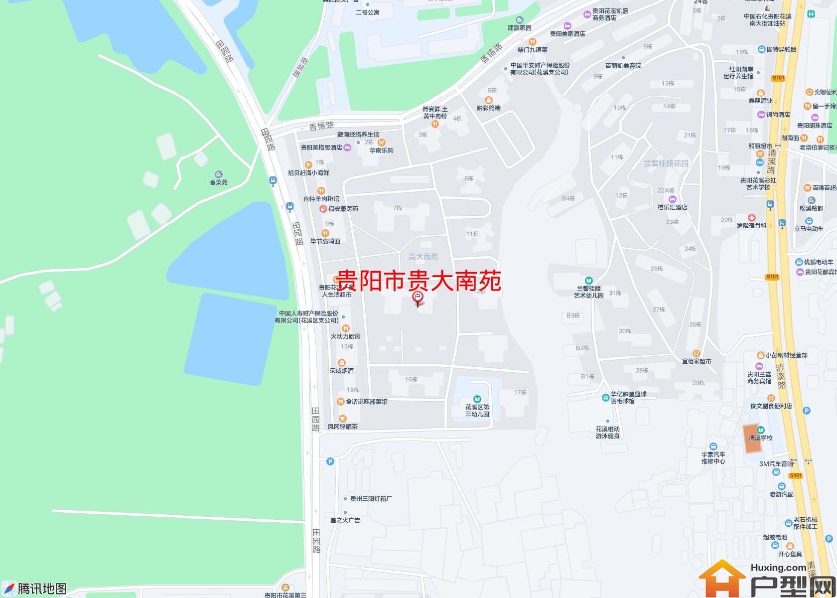 贵大南苑小区 - 户型网