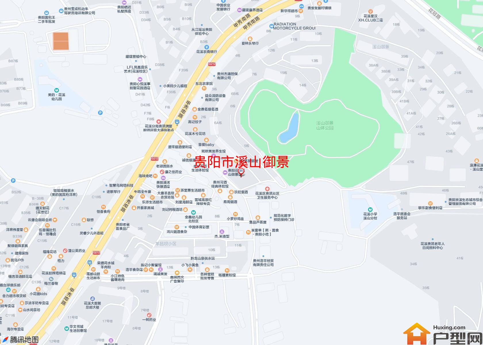 溪山御景小区 - 户型网