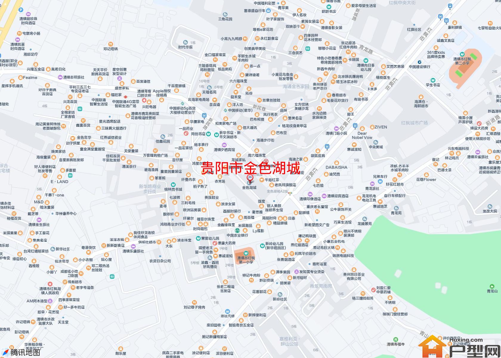 金色湖城小区 - 户型网