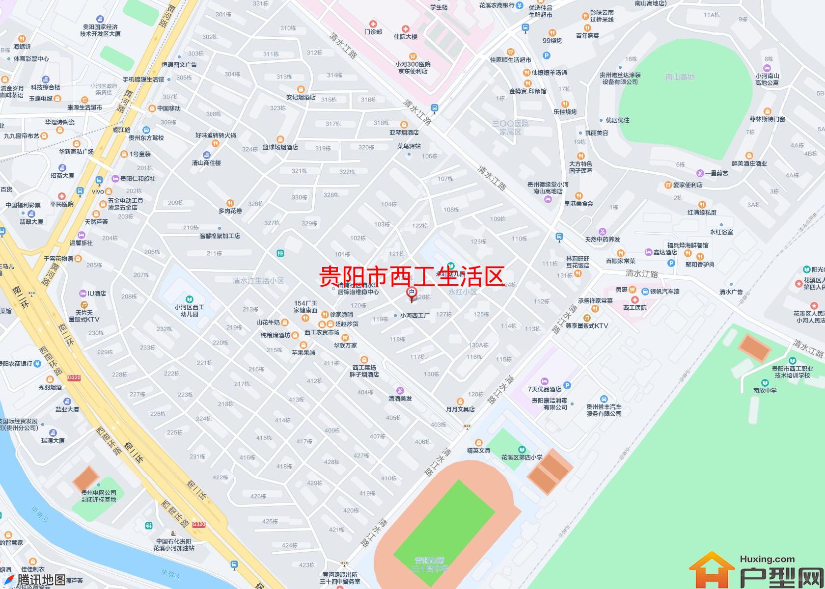 西工生活区小区 - 户型网