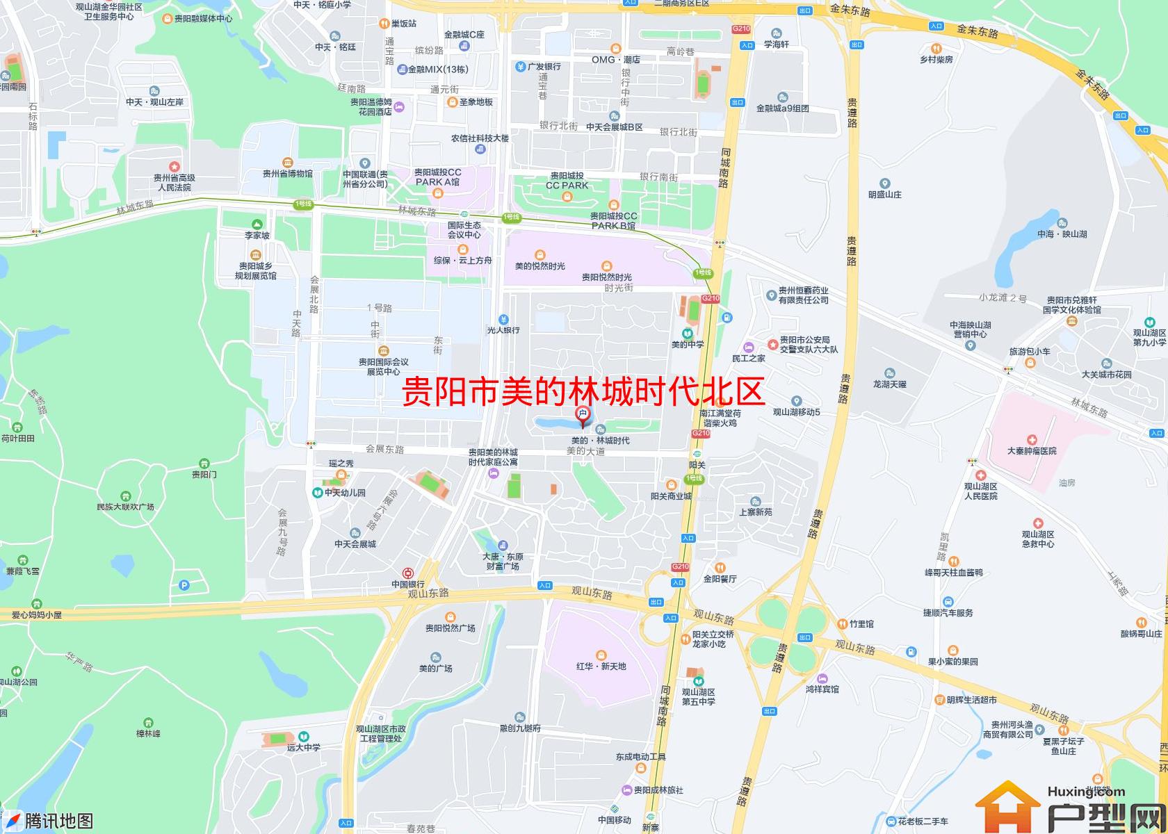 美的林城时代北区小区 - 户型网