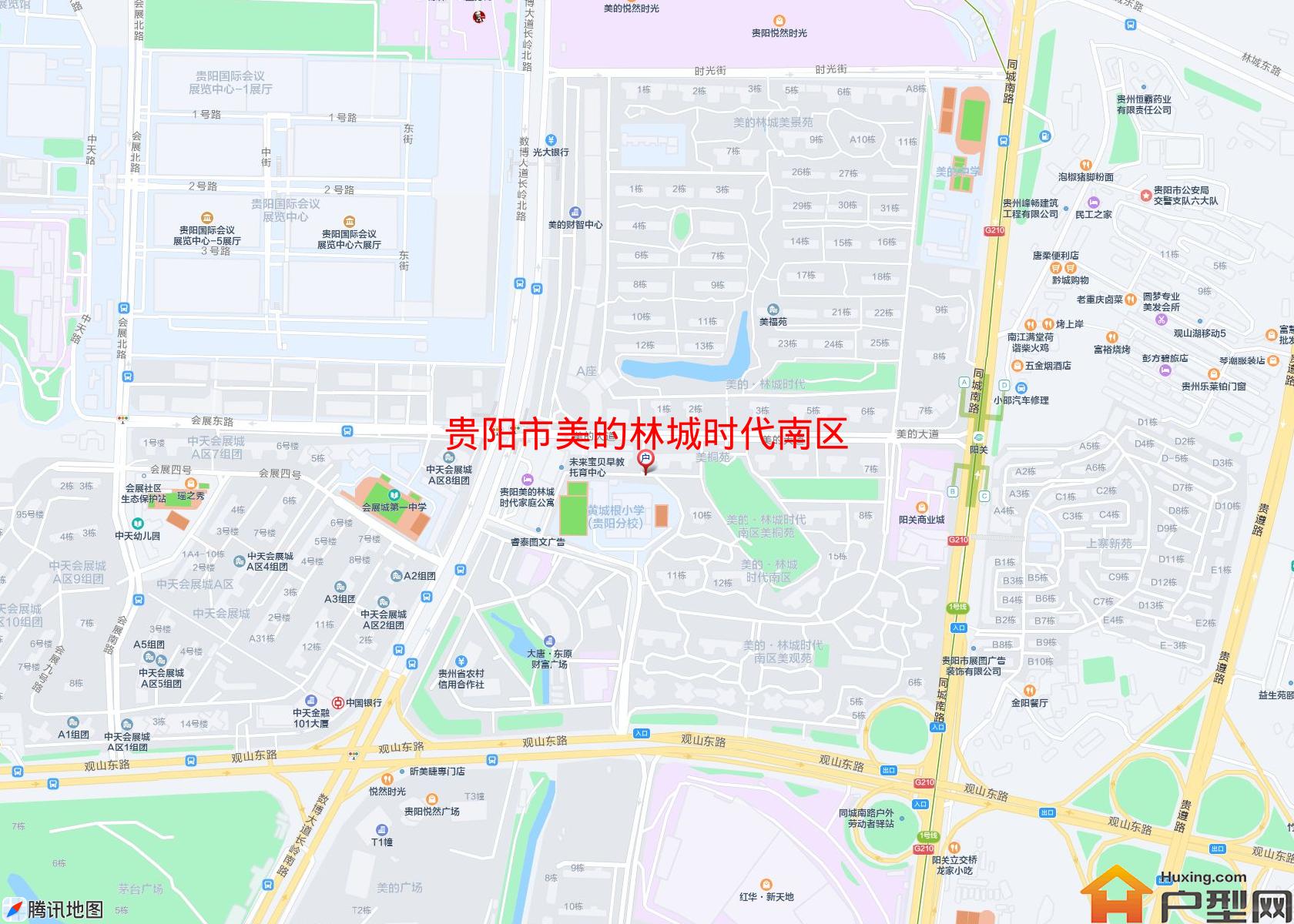 美的林城时代南区小区 - 户型网