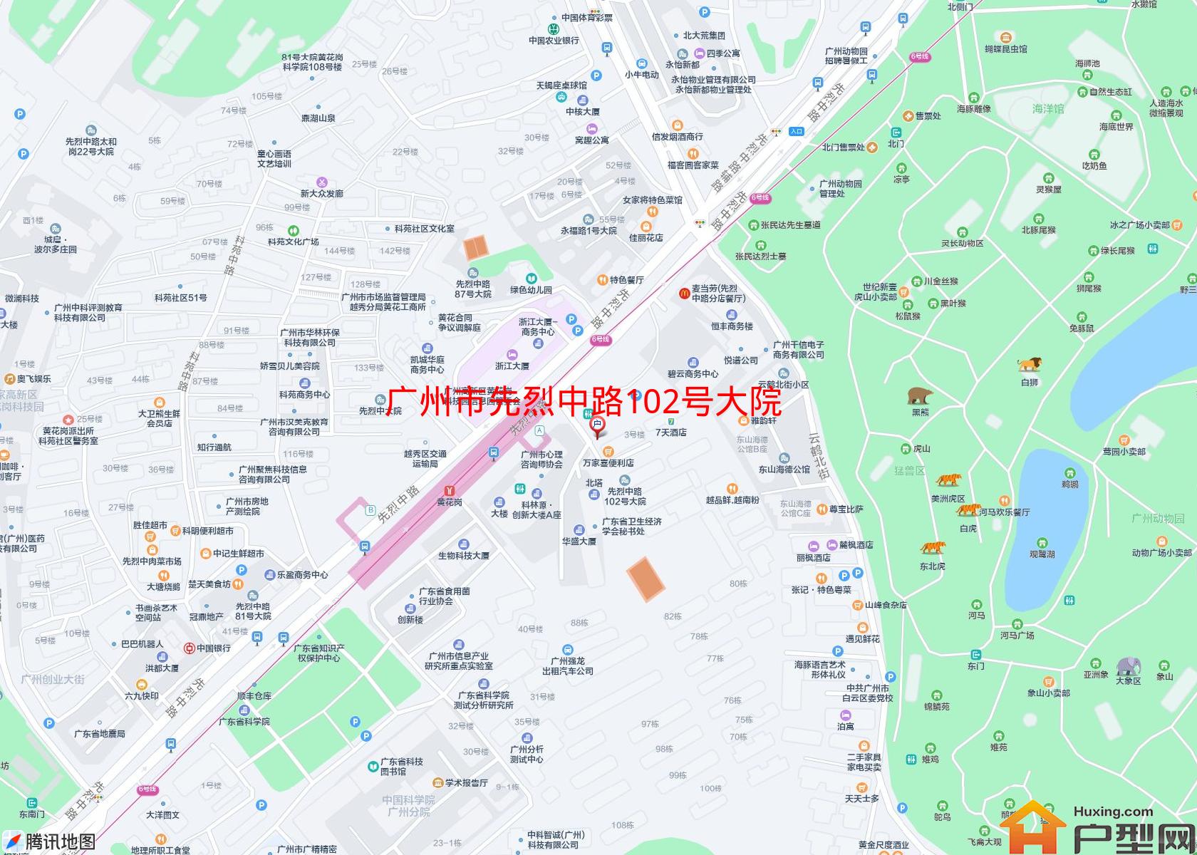 先烈中路102号大院小区 - 户型网