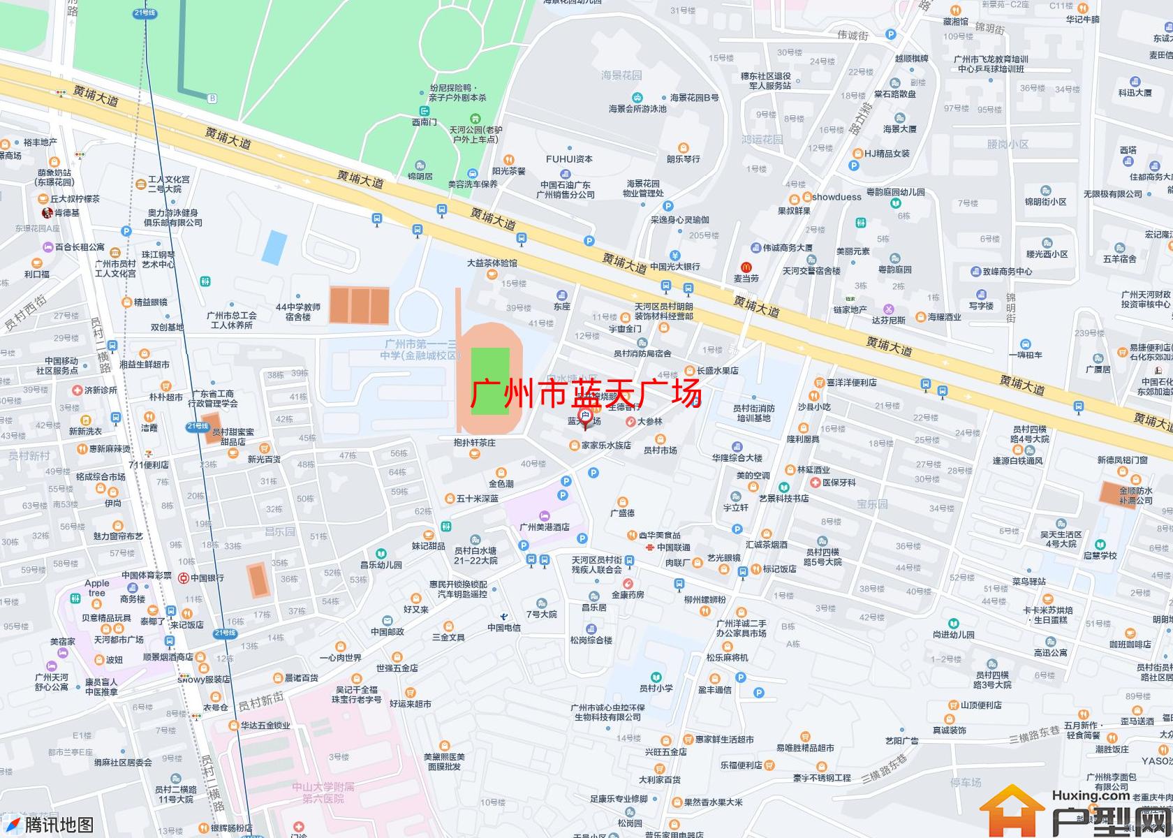 蓝天广场小区 - 户型网