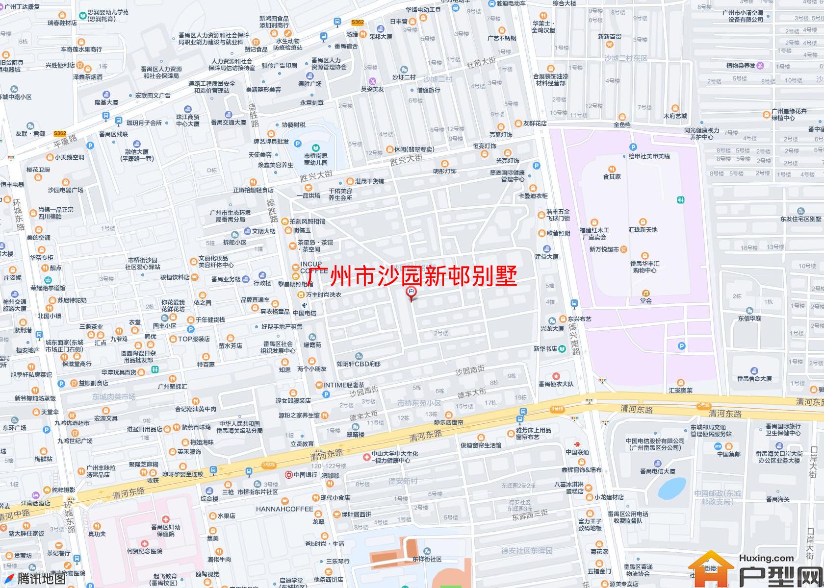沙园新邨别墅小区 - 户型网