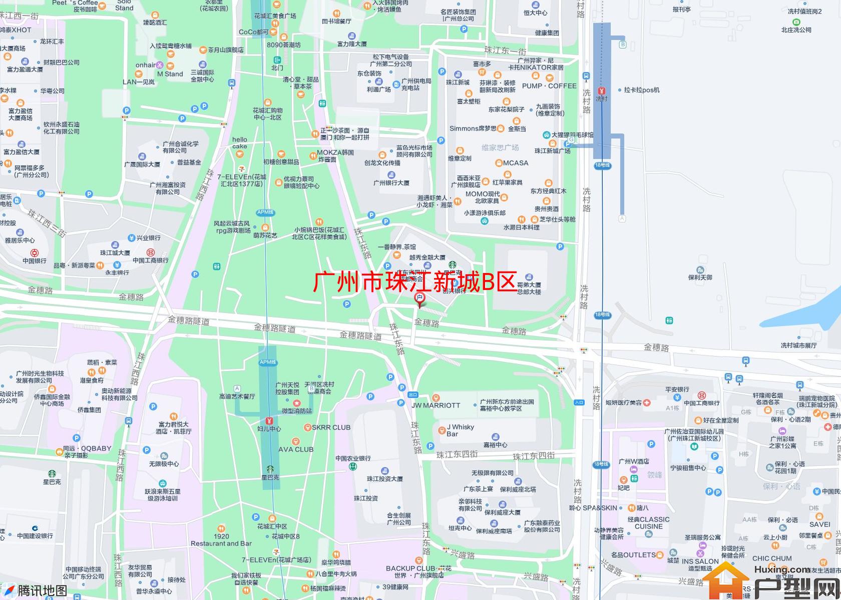 珠江新城B区小区 - 户型网