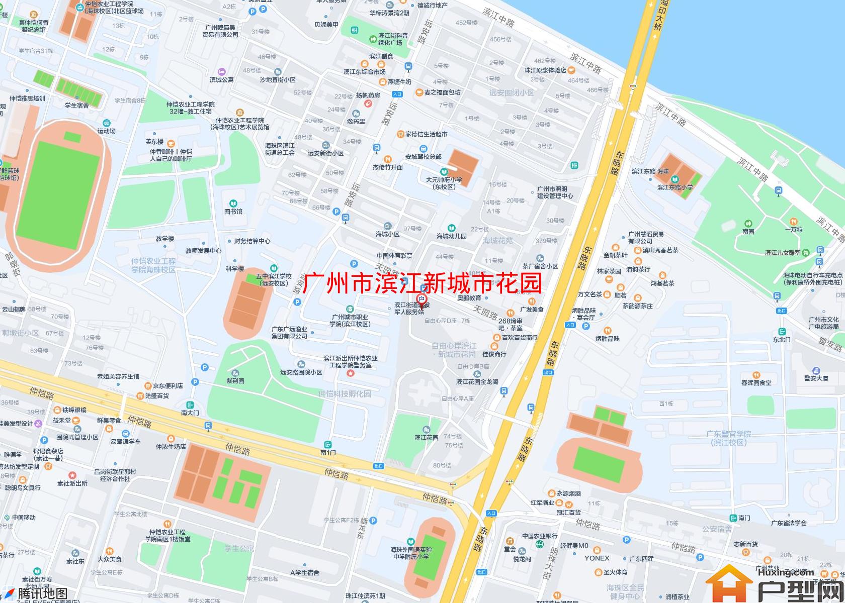 滨江新城市花园小区 - 户型网