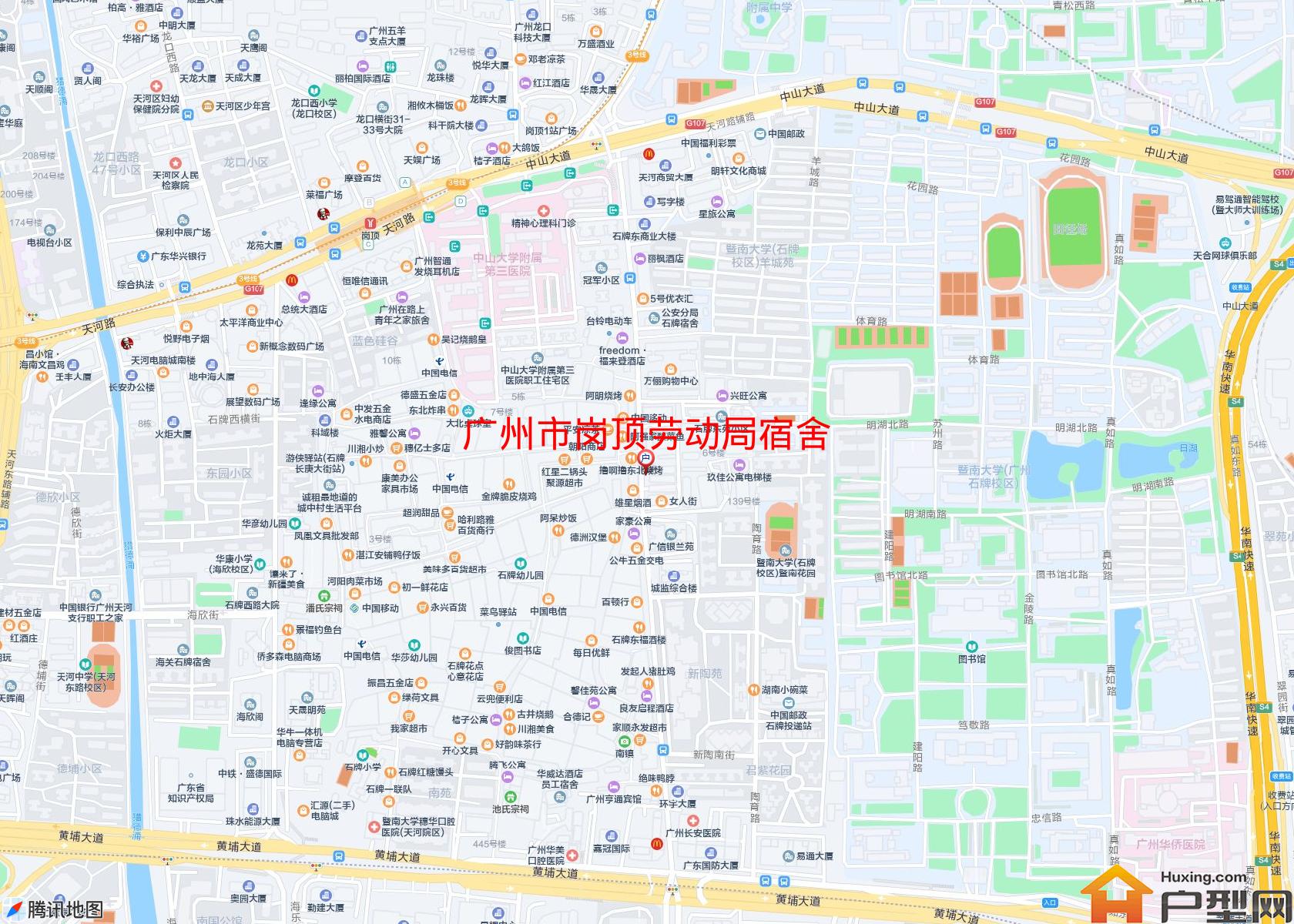 岗顶劳动局宿舍小区 - 户型网