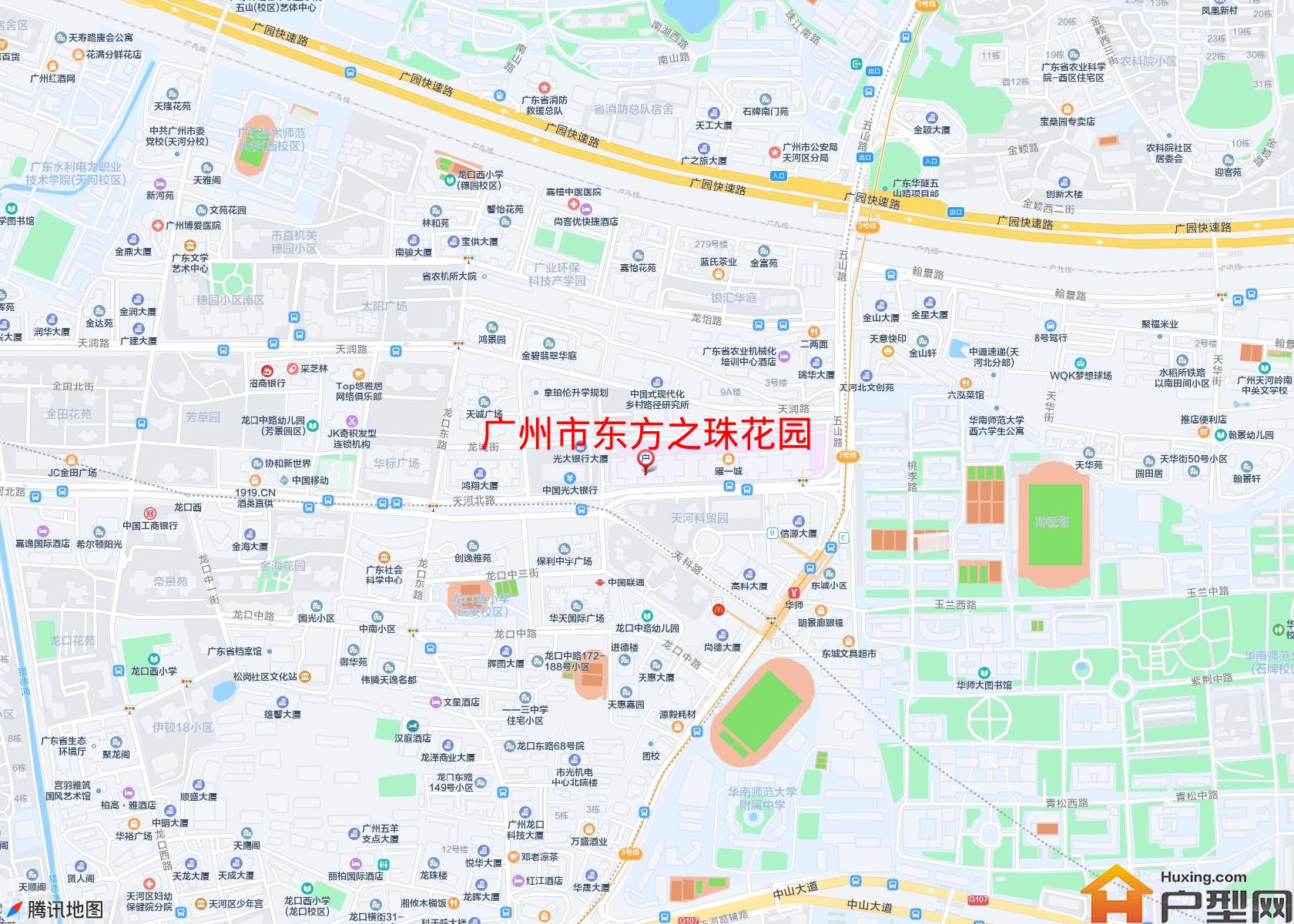 东方之珠花园小区 - 户型网