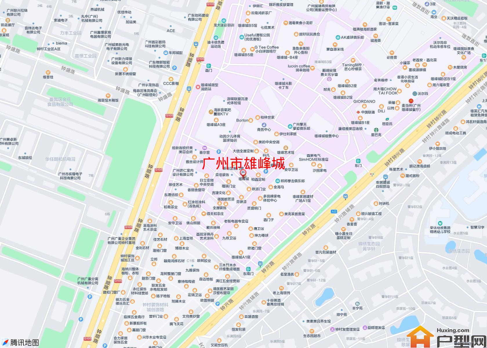 雄峰城小区 - 户型网