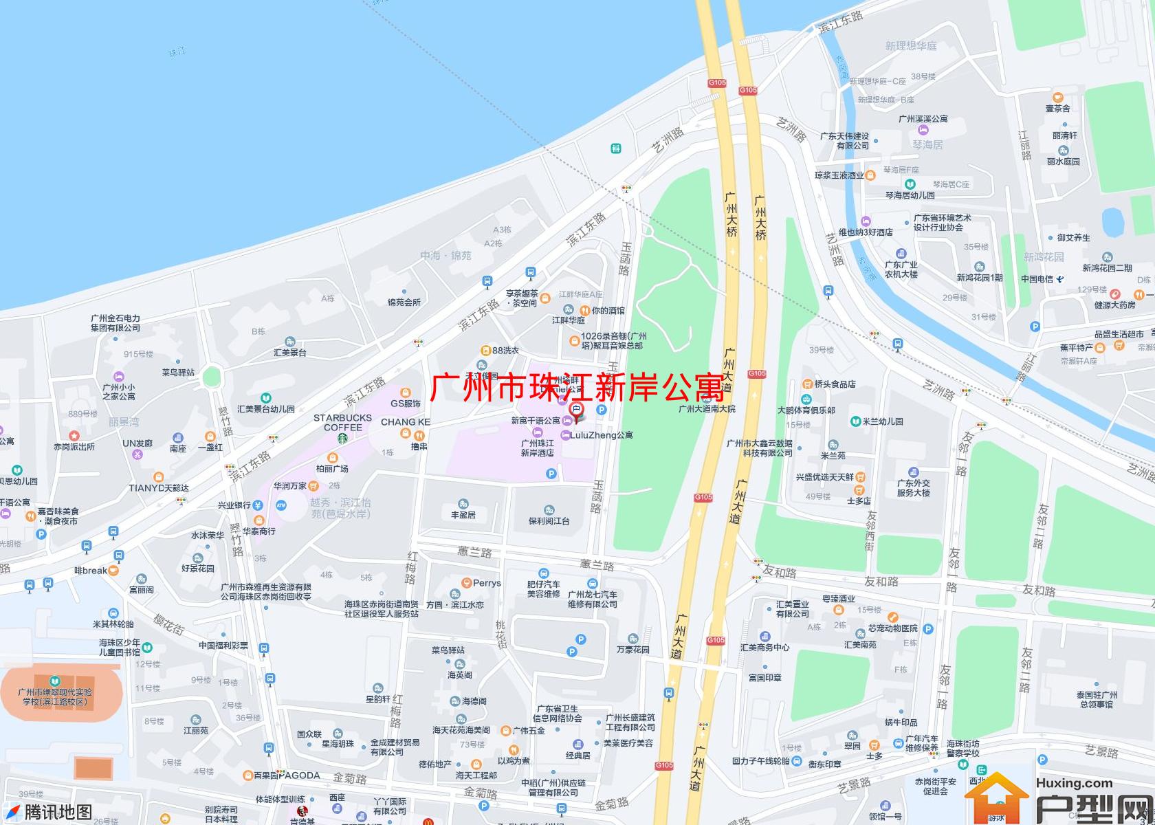珠江新岸公寓小区 - 户型网