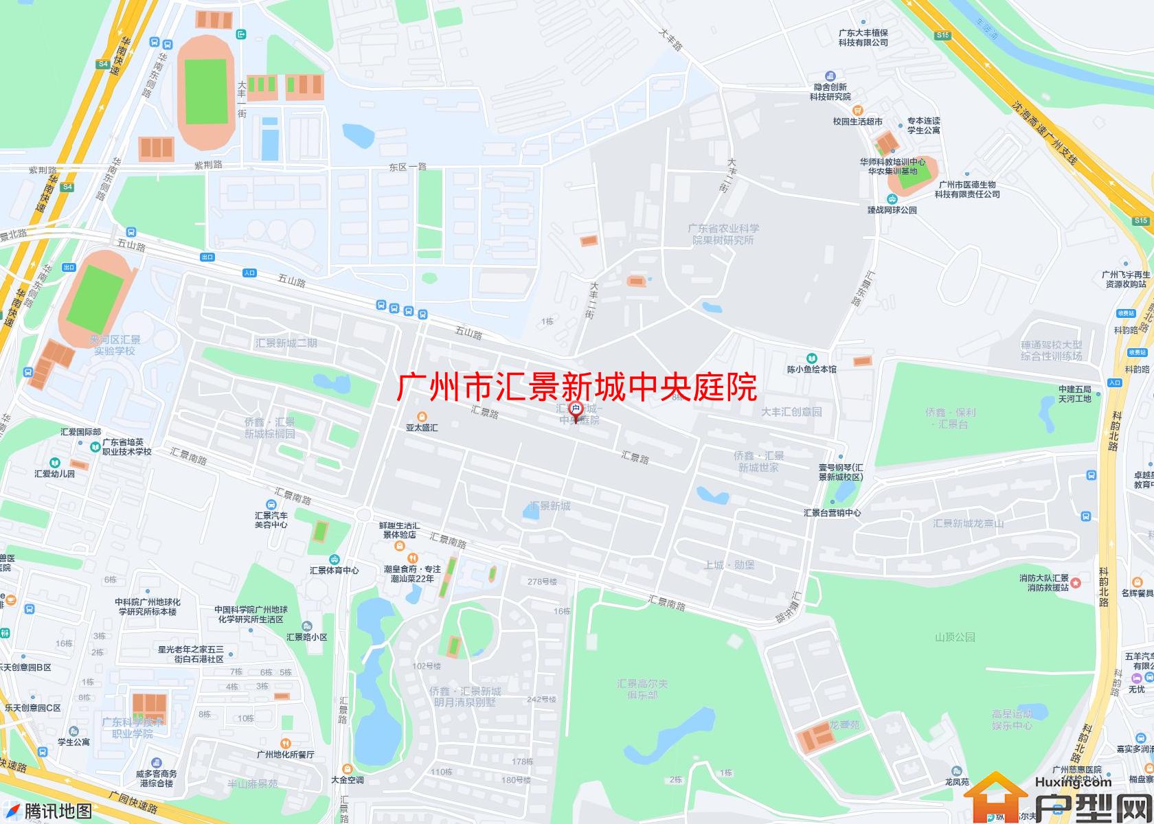 汇景新城中央庭院小区 - 户型网