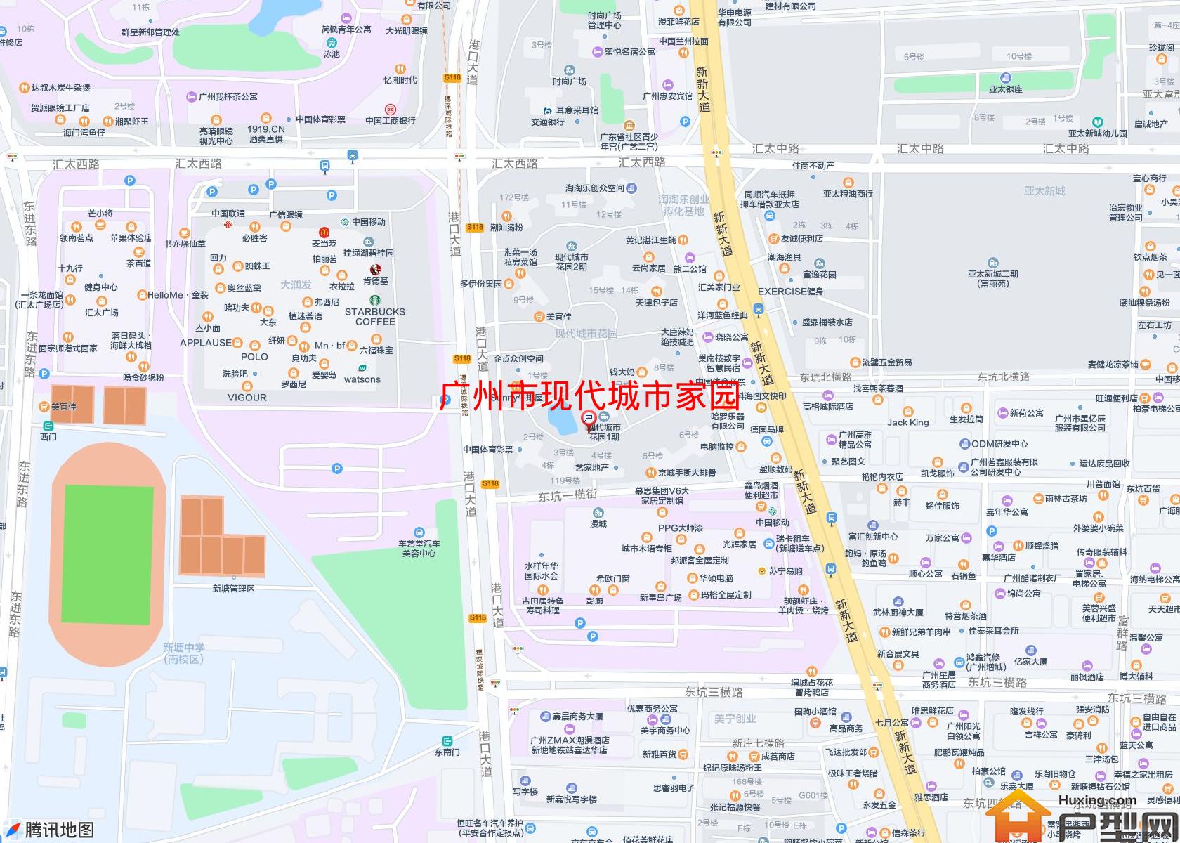 现代城市家园小区 - 户型网