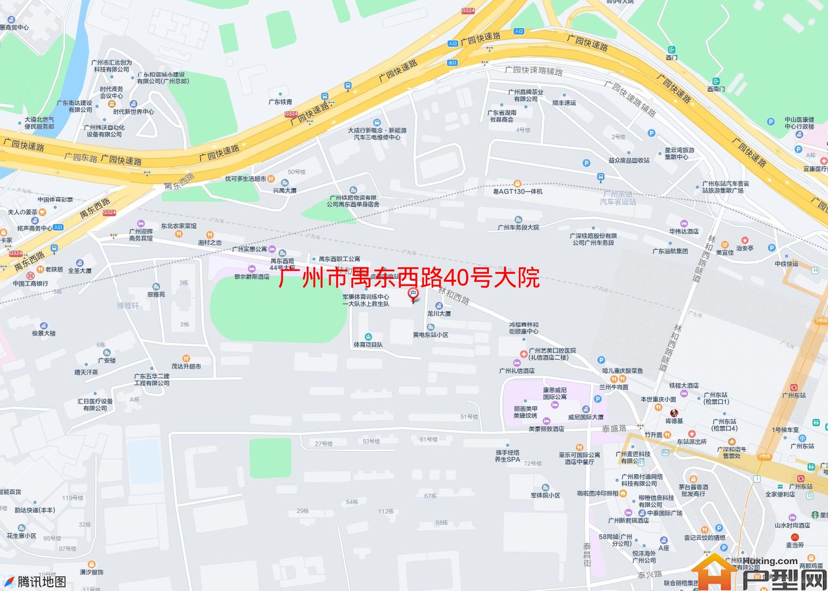 禺东西路40号大院小区 - 户型网