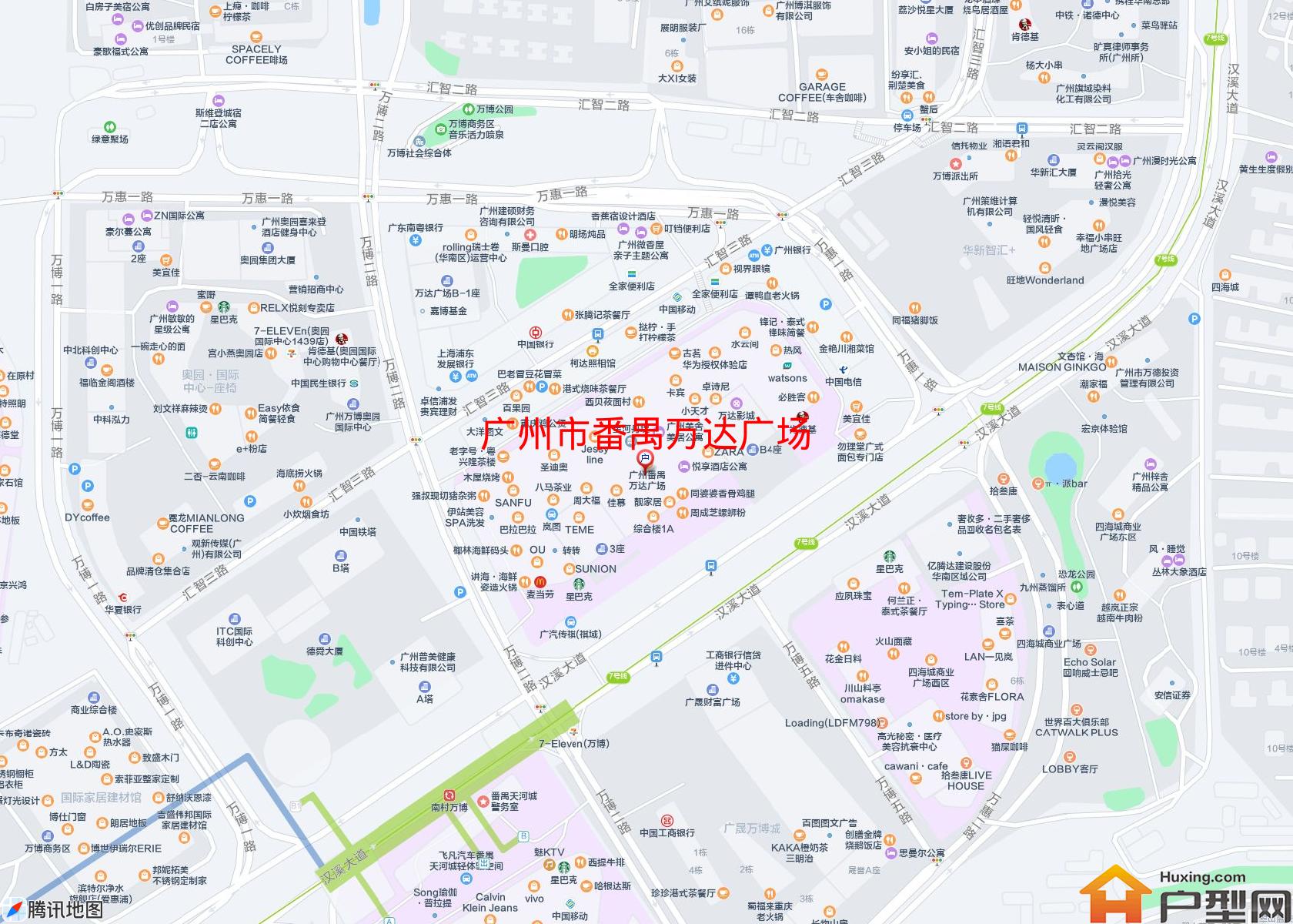番禺万达广场小区 - 户型网