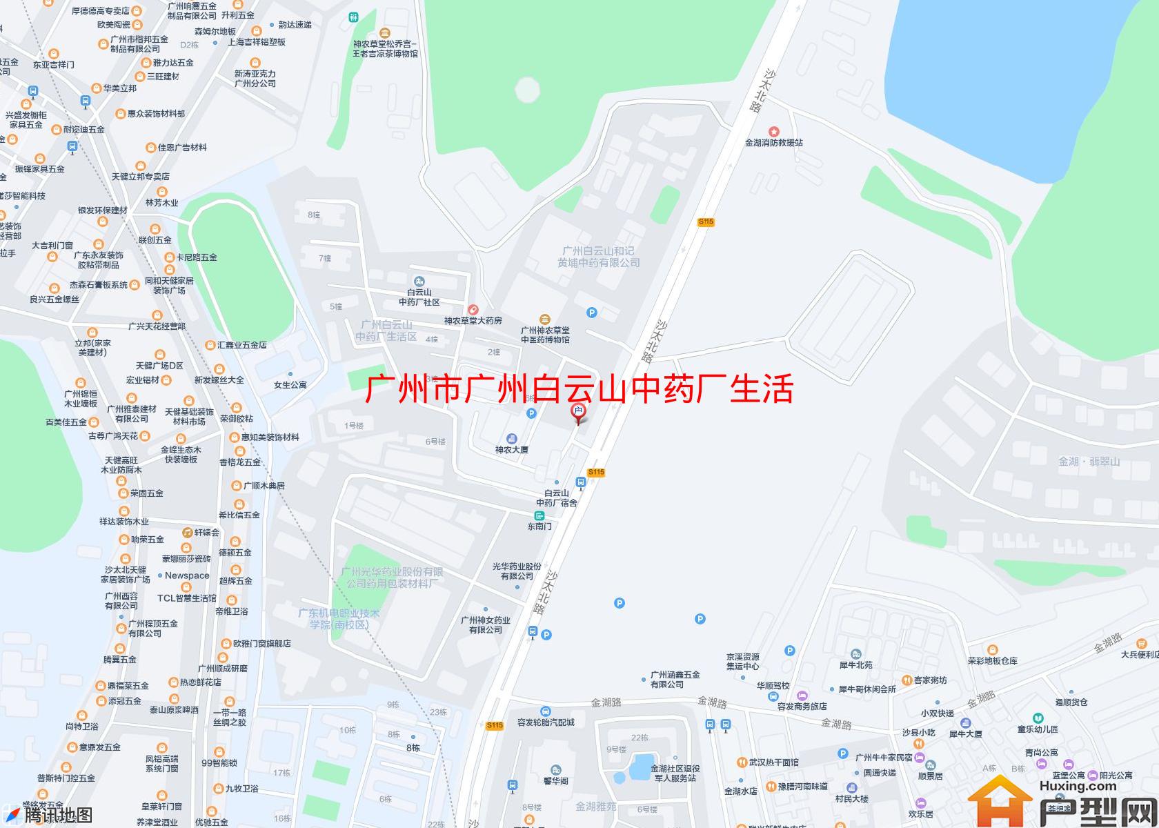 广州白云山中药厂生活区小区 - 户型网