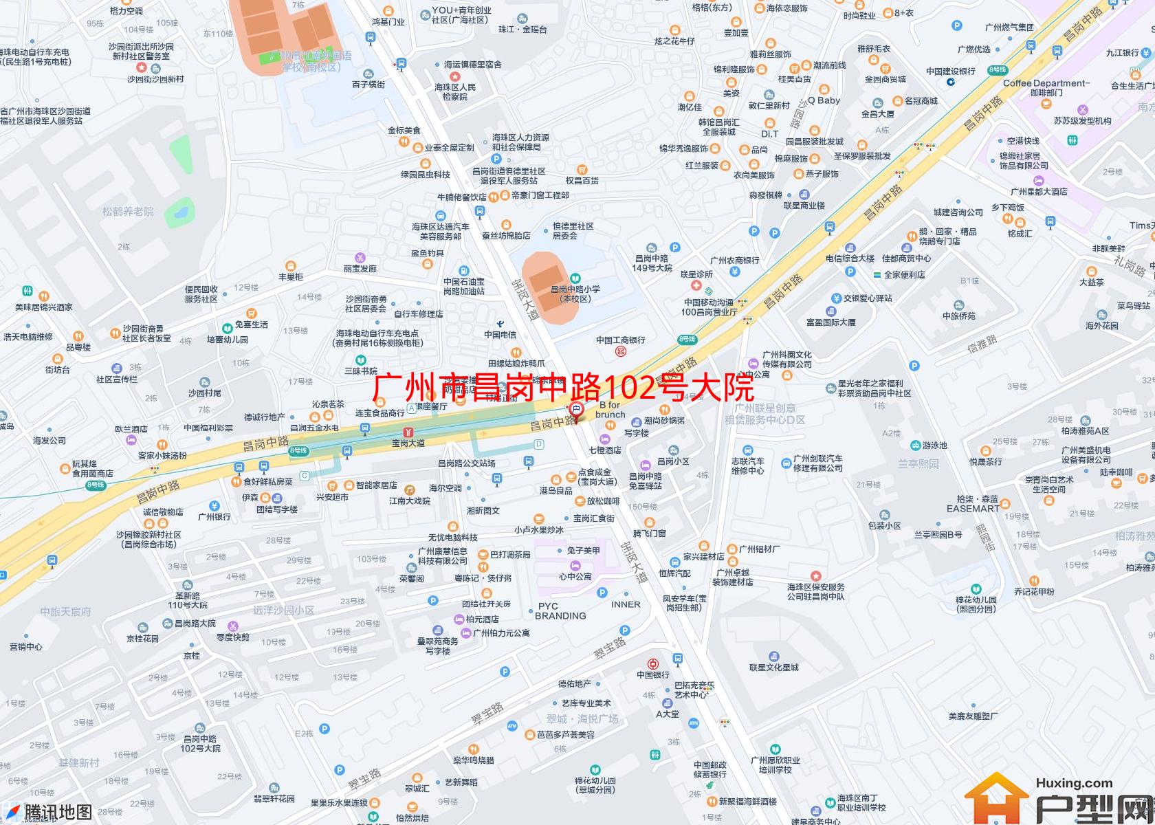 昌岗中路102号大院小区 - 户型网