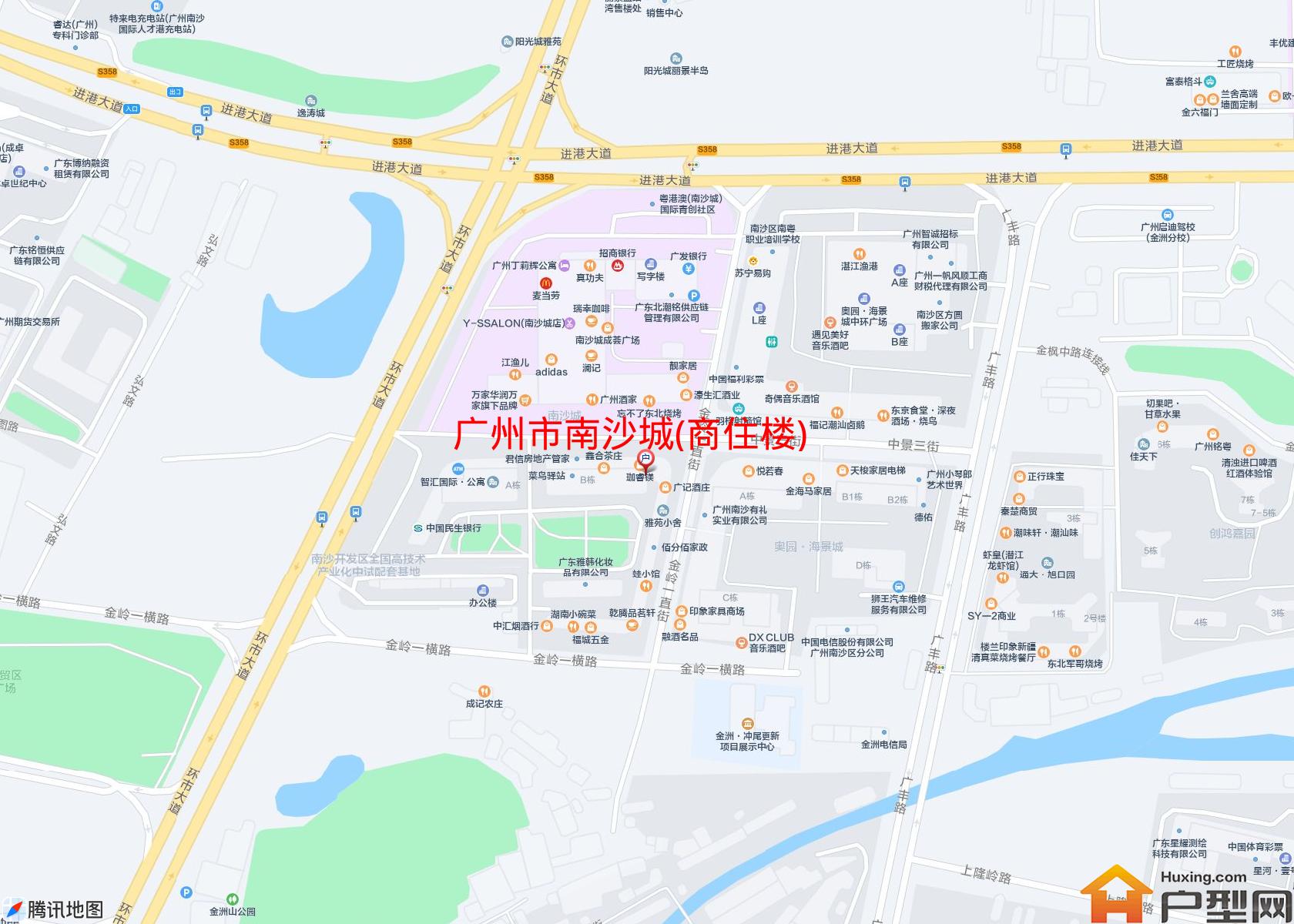 南沙城(商住楼)小区 - 户型网