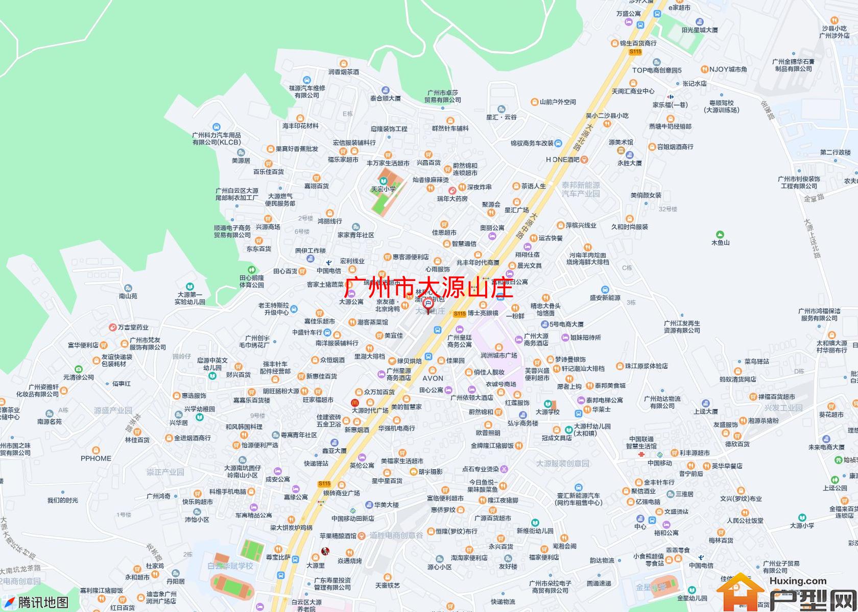 大源山庄小区 - 户型网