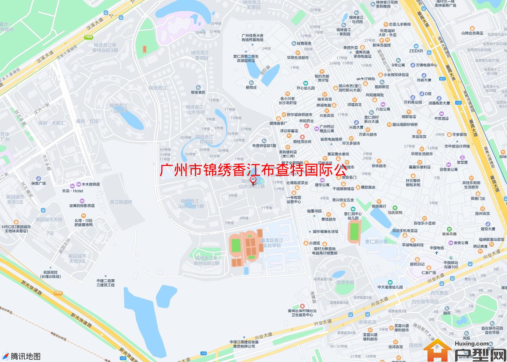 锦绣香江布查特国际公寓小区 - 户型网