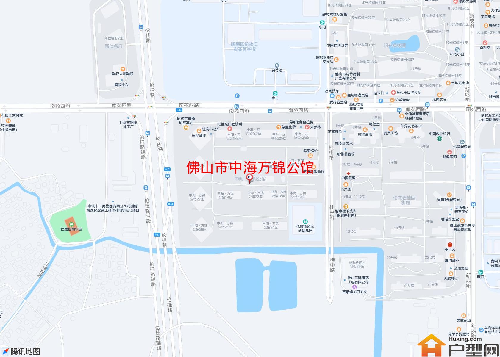 中海万锦公馆小区 - 户型网