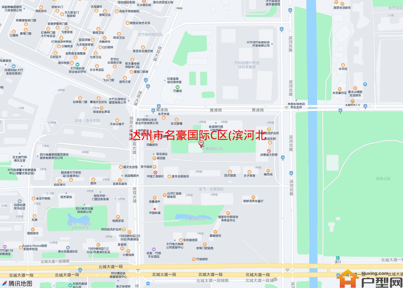 名豪国际C区(滨河北路)小区 - 户型网