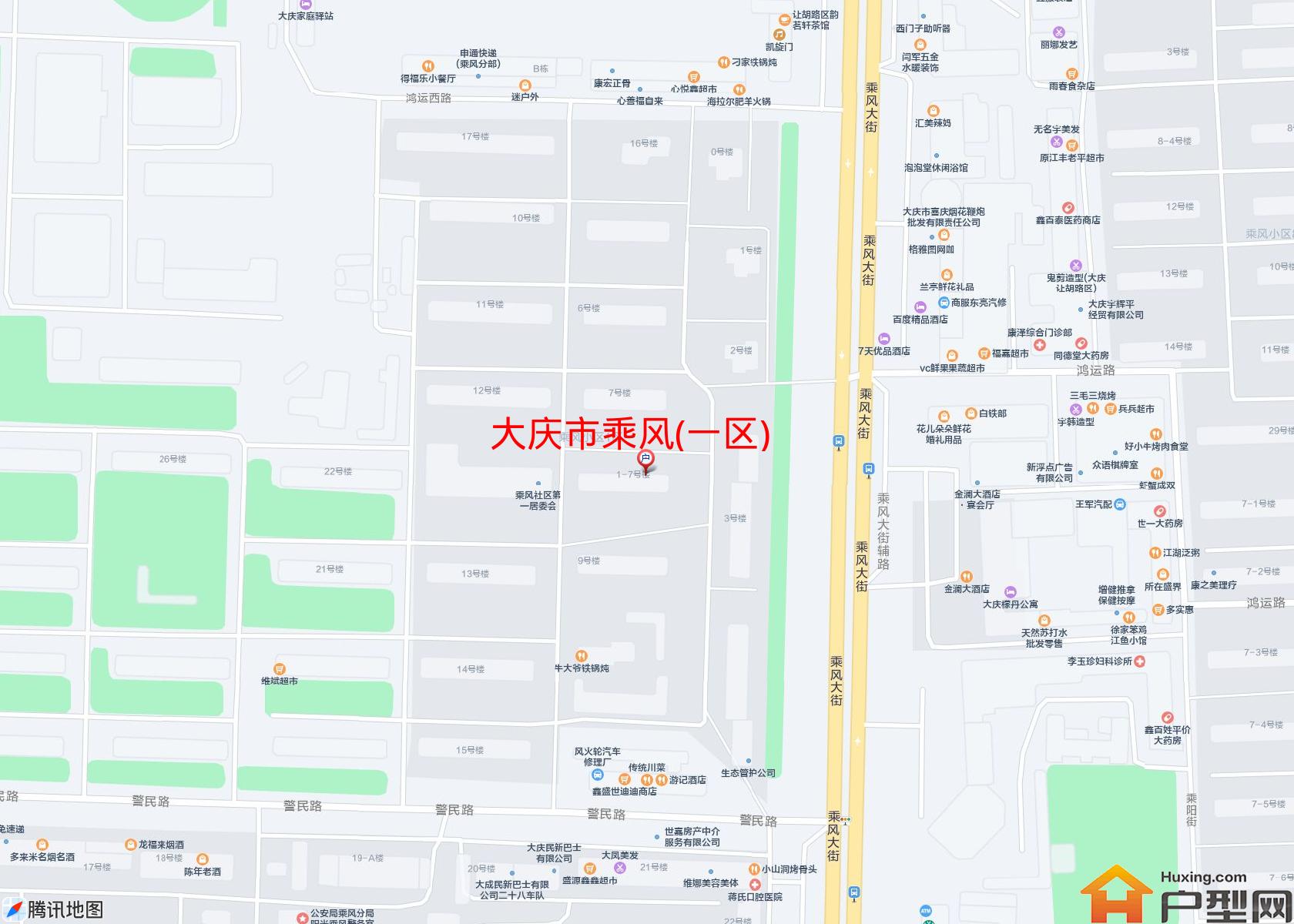 乘风(一区)小区 - 户型网
