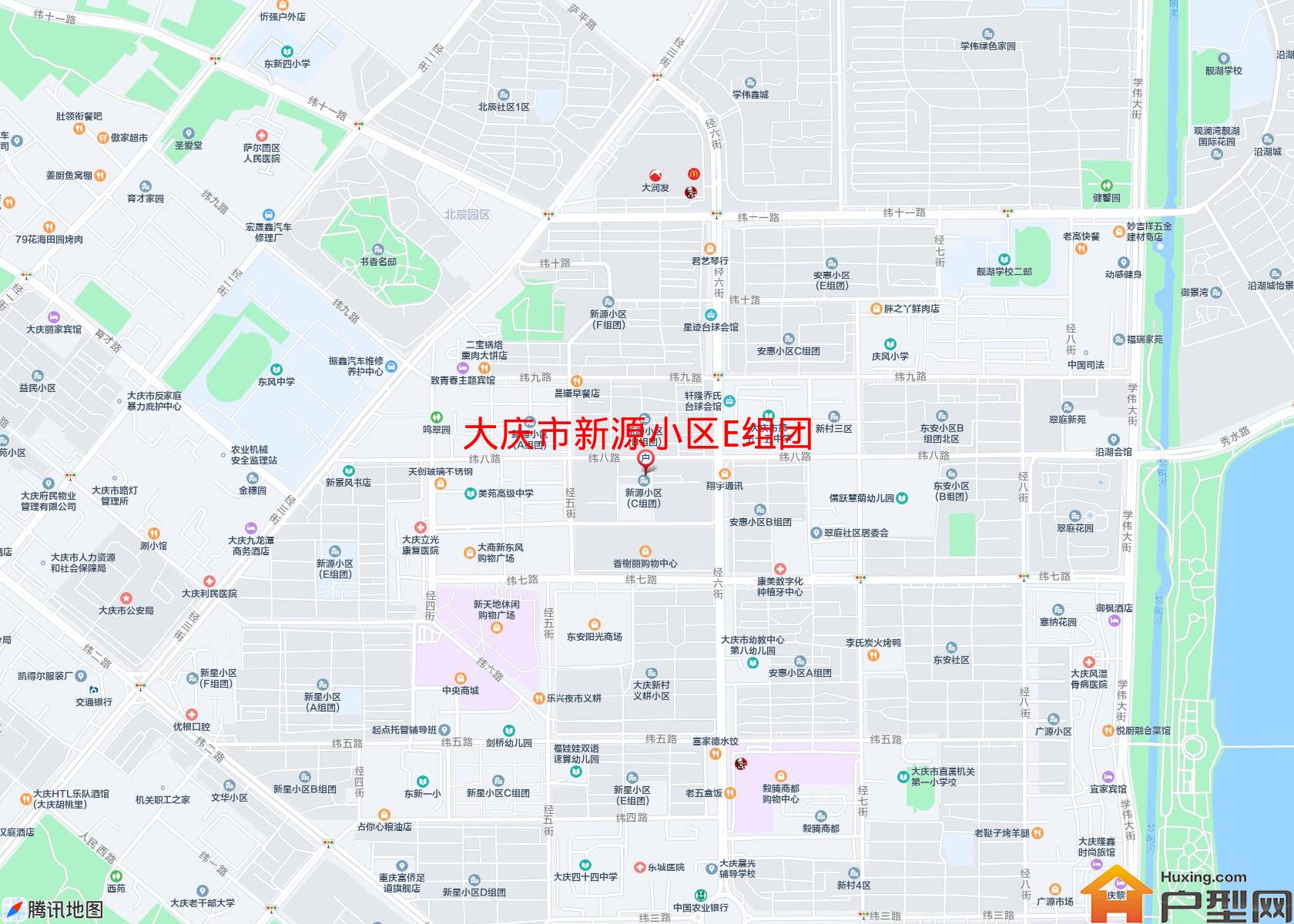 新源小区E组团小区 - 户型网
