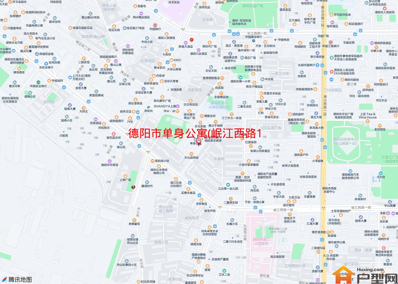 单身公寓(岷江西路103号)小区 - 户型网