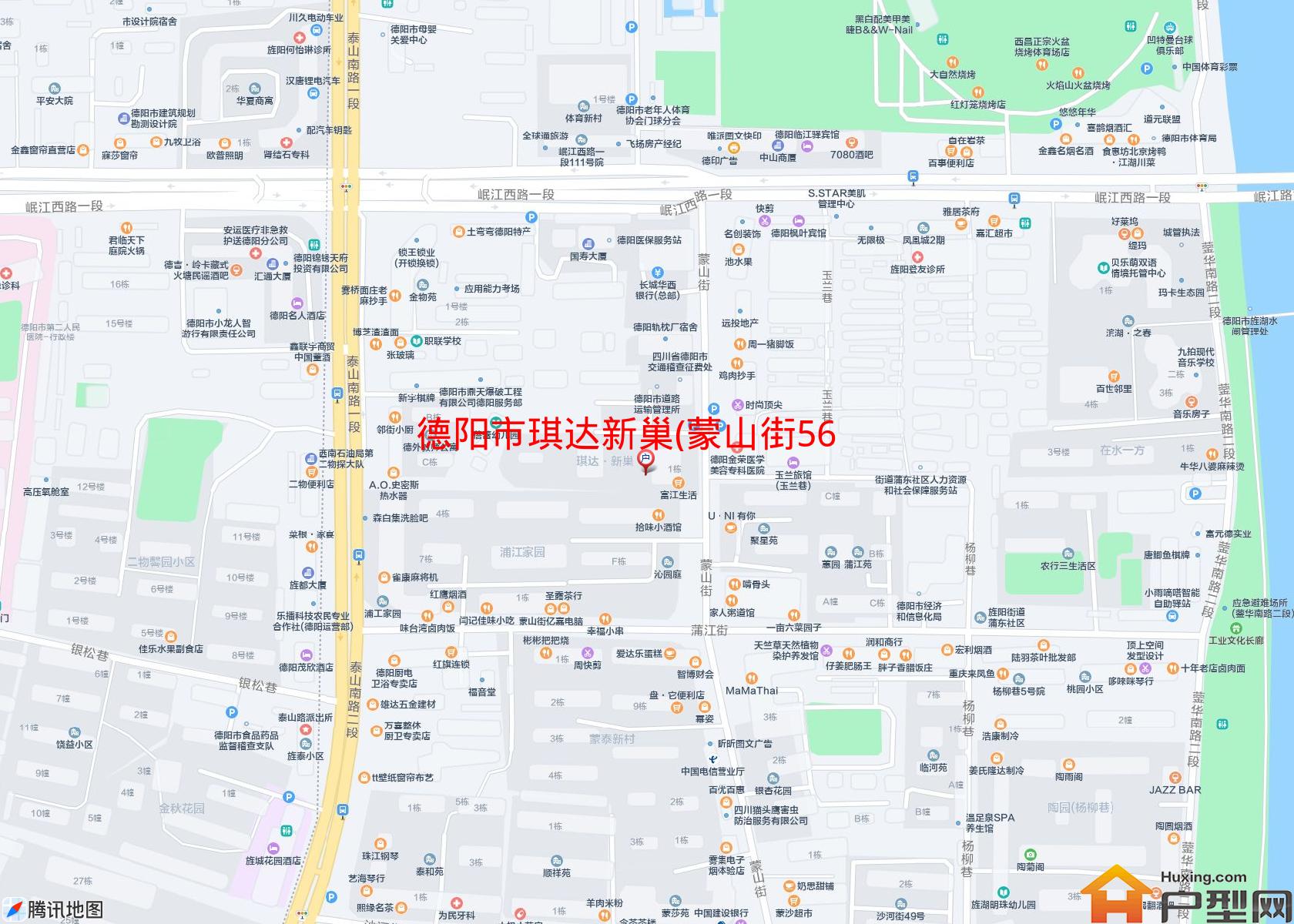琪达新巢(蒙山街56号)小区 - 户型网