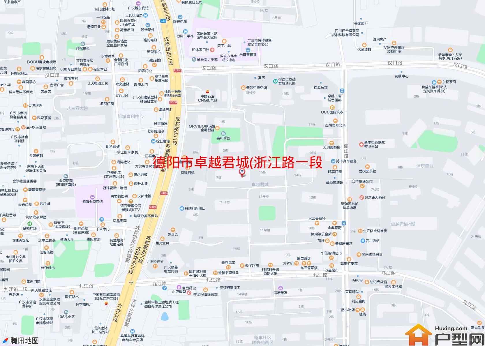 卓越君城(浙江路一段1号)小区 - 户型网